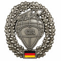 Insigne de béret de l'armée allemande d'origine, insigne CIR, épingle en métal de surplus militaire