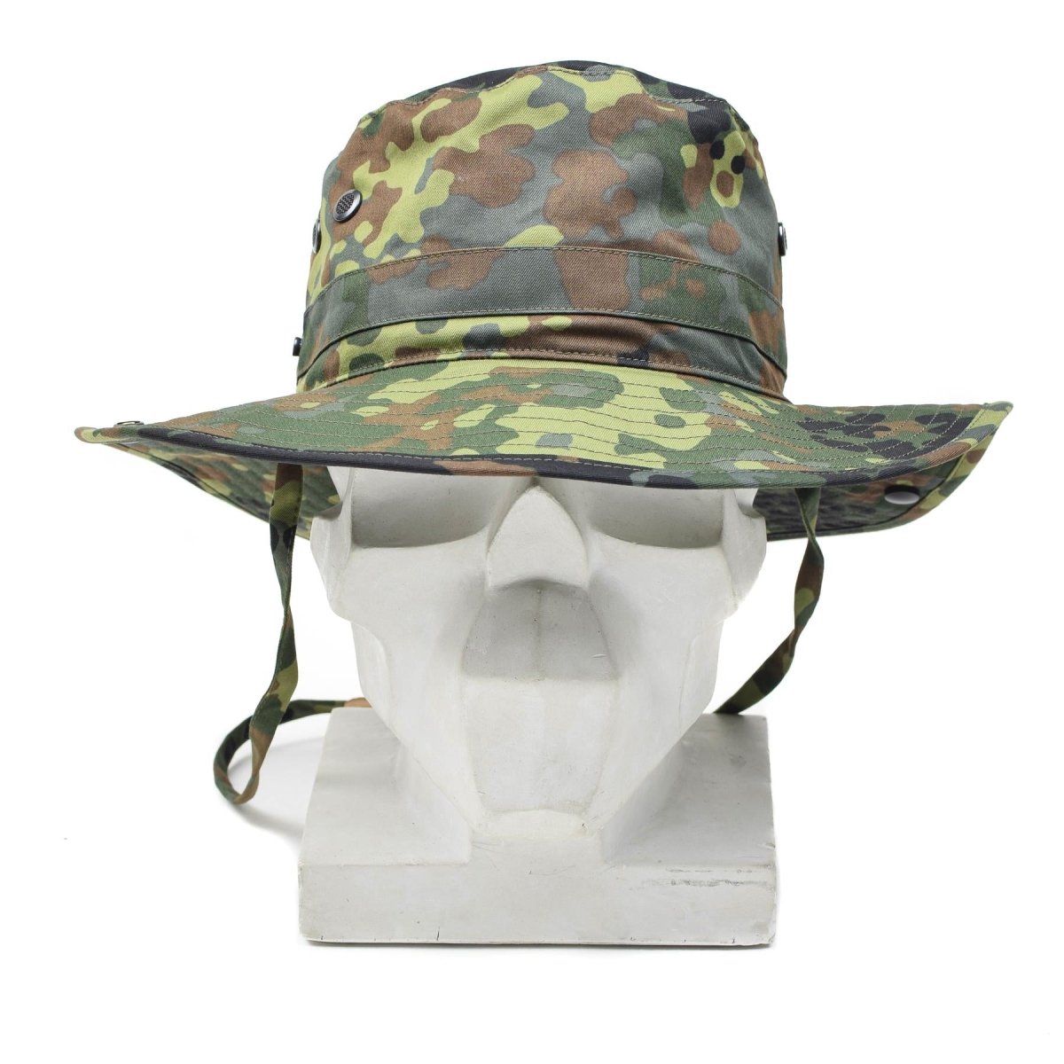 Original Bundeswehr Flecktarn Boonie Hut Camping Jagd Outdoor Sommermütze NEU