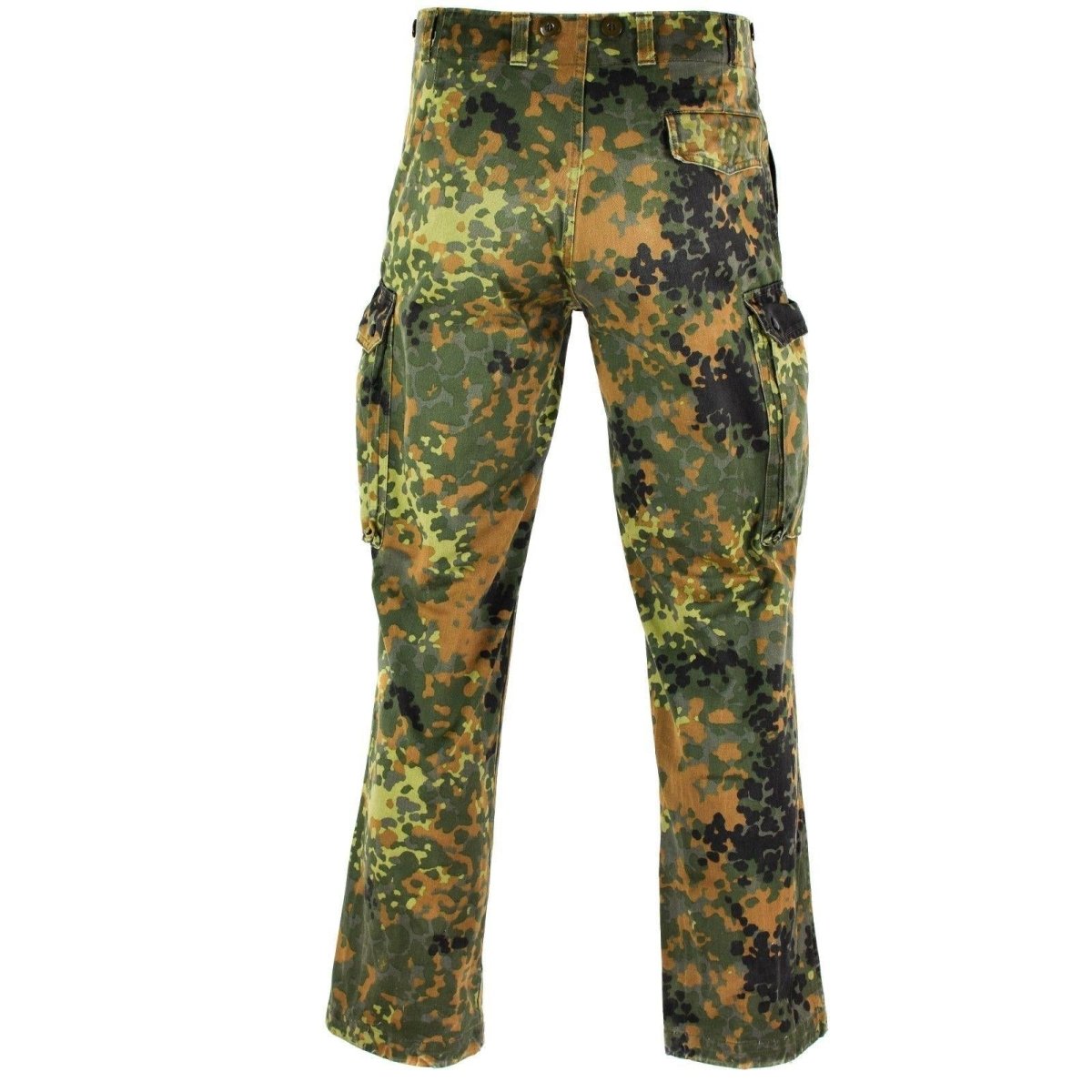 Original German army issue flecktarn camo pants field combat military trousers