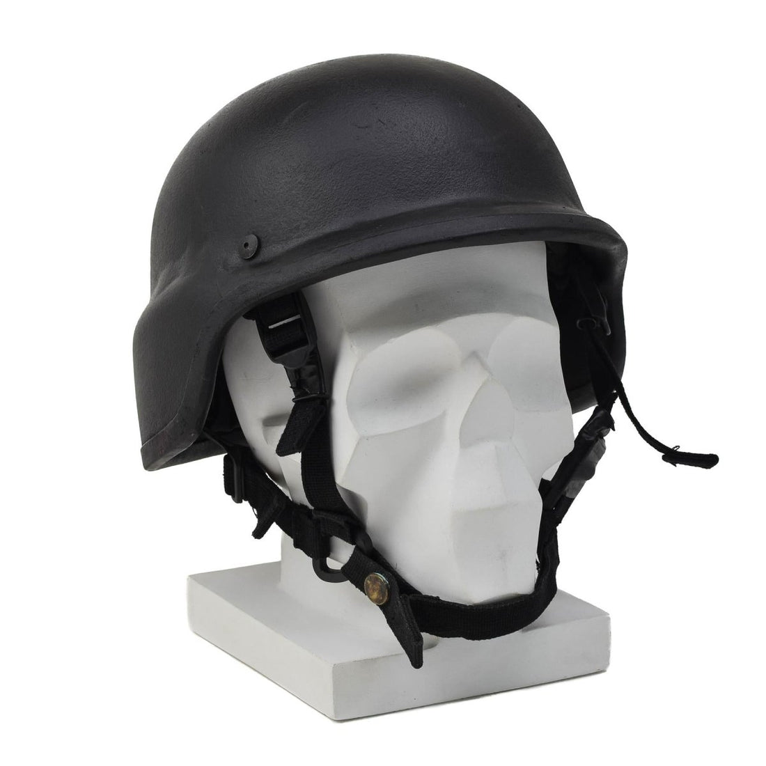 Original German Army Kevlar Combat Helmet Tactical Adjustable Strap Black