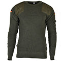 Original German army pullover Commando Jumper Green Olive sweater Wool NEW