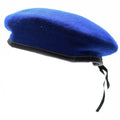 Berretto in lana originale dell'esercito tedesco della Bundeswehr militare in eccedenza blu