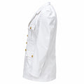 Giacca originale della Bundeswehr tedesca Blazer formale con bottoni dorati Bianco