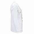 Giacca originale della Bundeswehr tedesca Blazer formale con bottoni dorati Bianco
