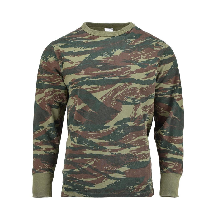 Original Greek army sweatshirt Greece military sportswear shirts lizard camo - GoMilitar