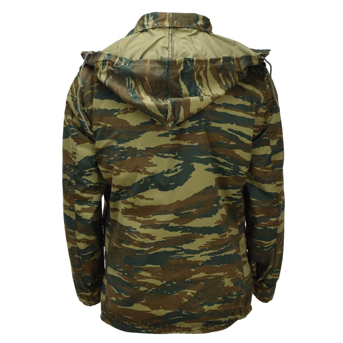 Giacca da campo militare greca originale M65 con fodera rimovibile, edizione militare, mimetica lucertola