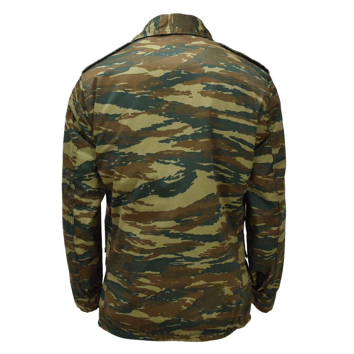 Giacca da campo militare greca originale M65 con fodera rimovibile, edizione militare, mimetica lucertola
