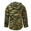 Parka militaire grecque originale M65, doublure à capuche, veste militaire, camouflage lézard