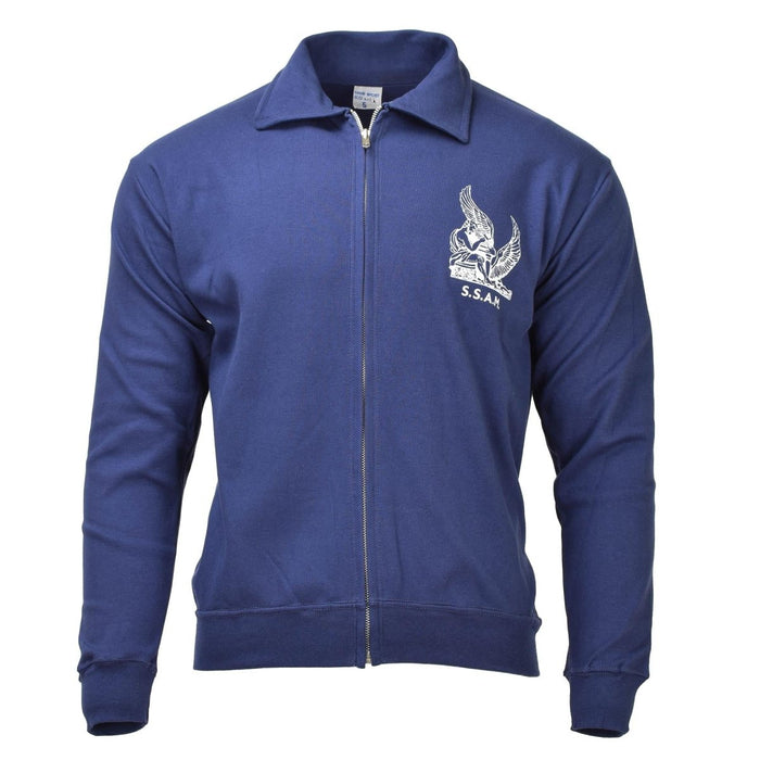 Giacca sportiva blu full zip originale militare dell'Aeronautica Militare Italiana NOVITÀ - GoMilitar