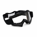Original italienische Militär-Schutzbrille von Ariete, klares Glas, beschlagfrei, schwarz