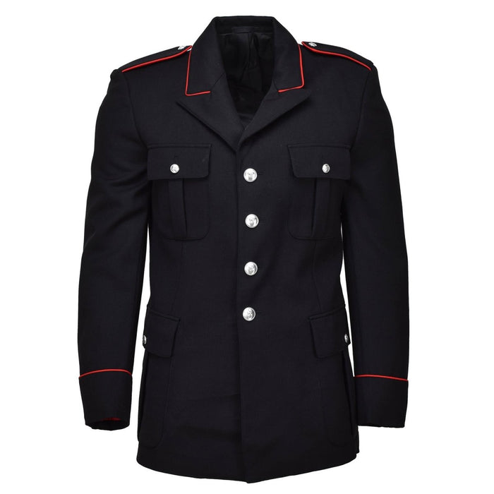 Giacca formale originale militare italiano carabinieri lana nera righe rosse NOVITÀ - GoMilitar
