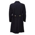 Cappotto Abito Originale Militare Carabinieri Italiano Lana Doppio Petto Nero