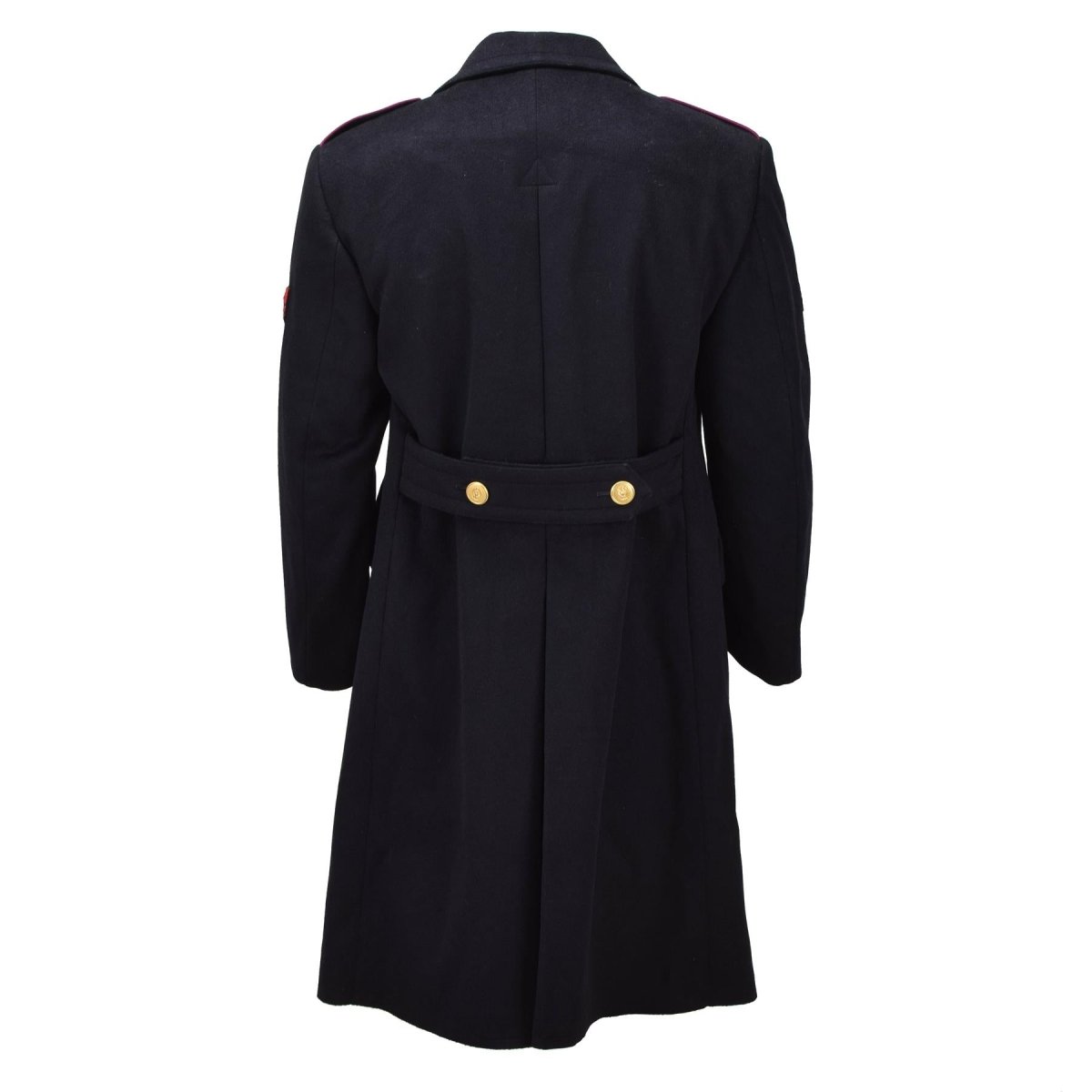 Cappotto Abito Originale Militare Carabinieri Italiano Lana Doppio Petto Nero