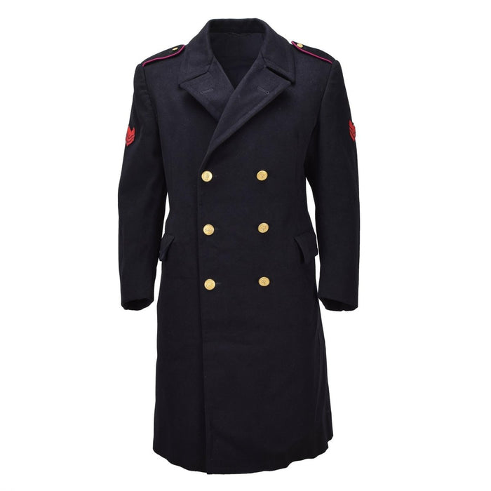 Cappotto Abito Originale Militare Carabinieri Italiano Lana Doppio Petto Nero - GoMilitar