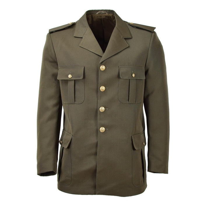 Original italienische Militär-Formelle Jacke VERDE Paradekleid Vintage Braun - GoMilitar