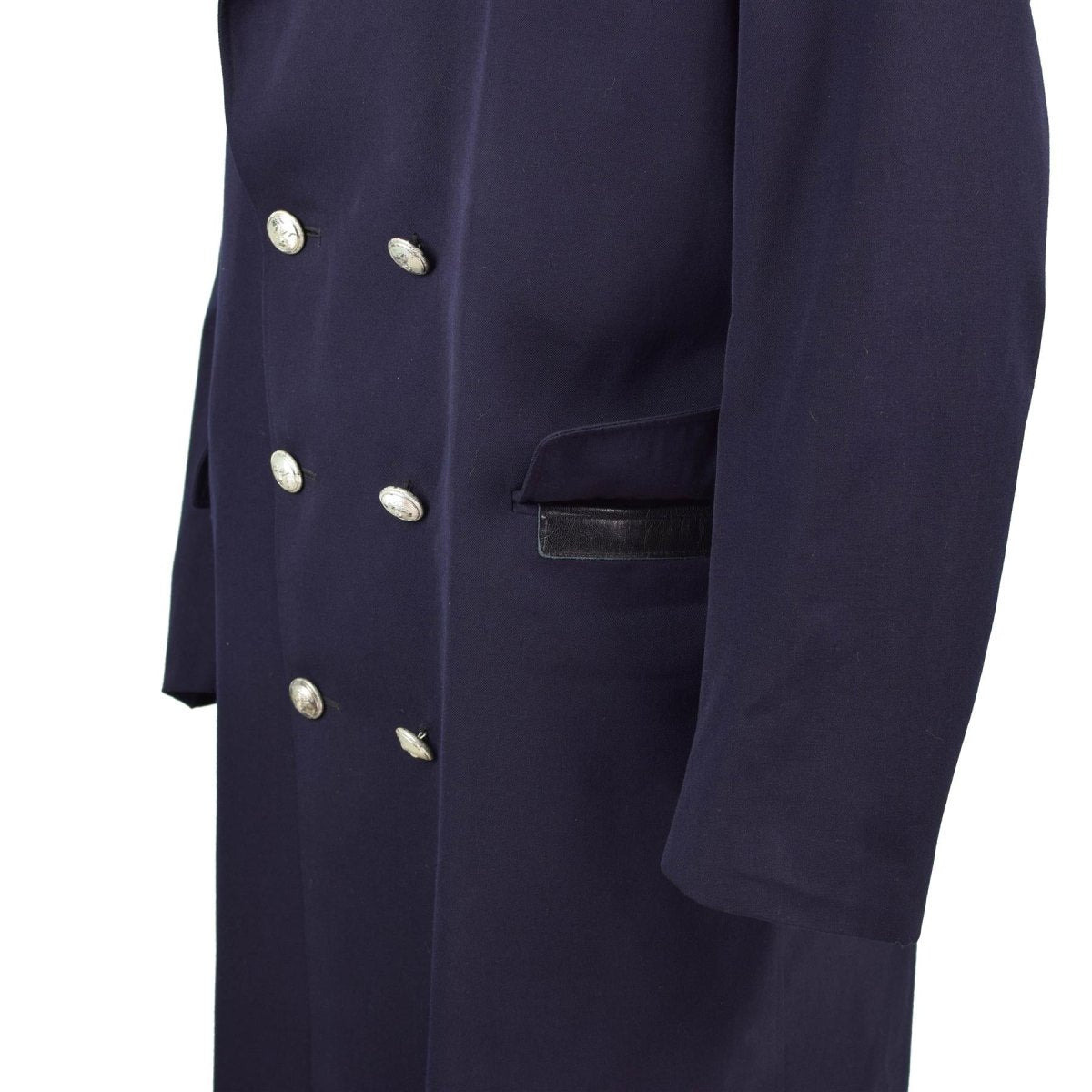 Original Italian Military Police Coat long carabinieri Italy trench coat w liner