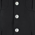 Original Italian military police jacket official officer formal black uniform