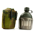 Original Netherlands Dutch Army Canteen with cup and cover Alice clips