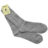 Chaussettes militaires norvégiennes originales en laine mérinos, respirantes, Trend Line, gris
