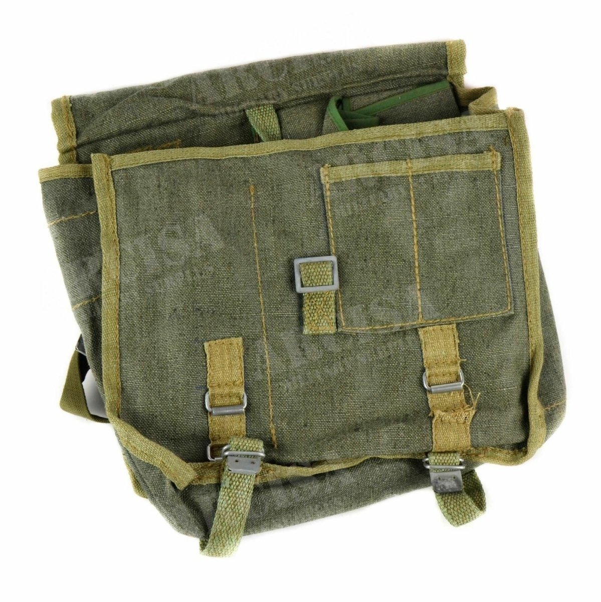 Original Polece Army Haversack Canvas Bashcraft Bushcraft sacca per sacca a tracolla