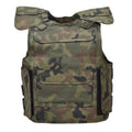 Gilet de combat militaire polonais original, pare-balles, balistique, pétales polonais, camouflage