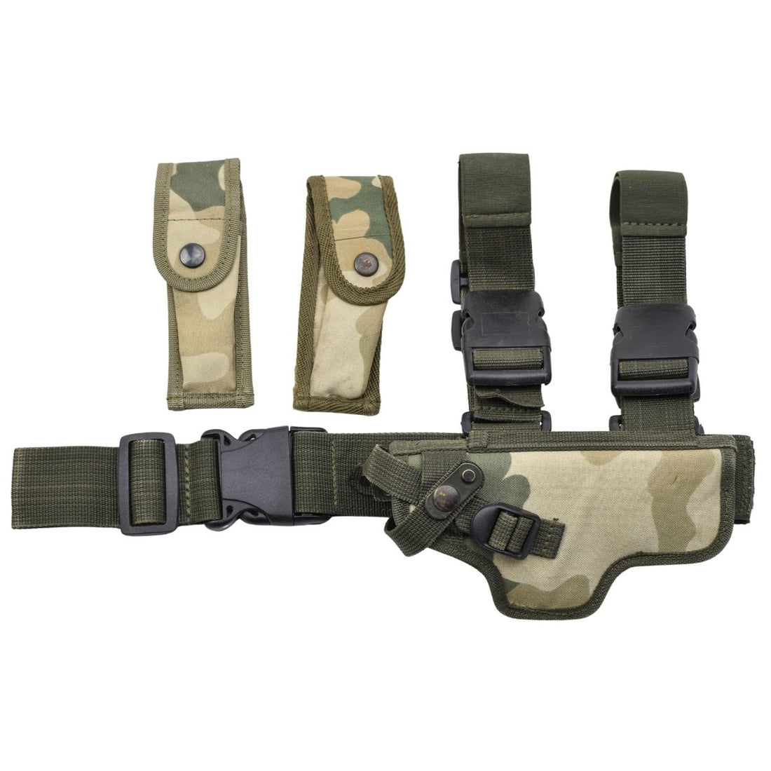 Fondina militare originale polacca da gamba drop WIST-94 con fibbia a sgancio rapido Pantera