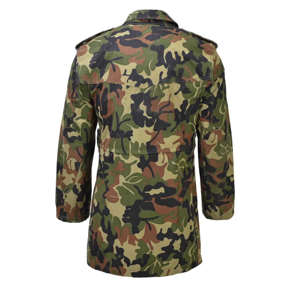 Original Romanian military parka M93 camo leaf hooded long jacket tactical NEW
