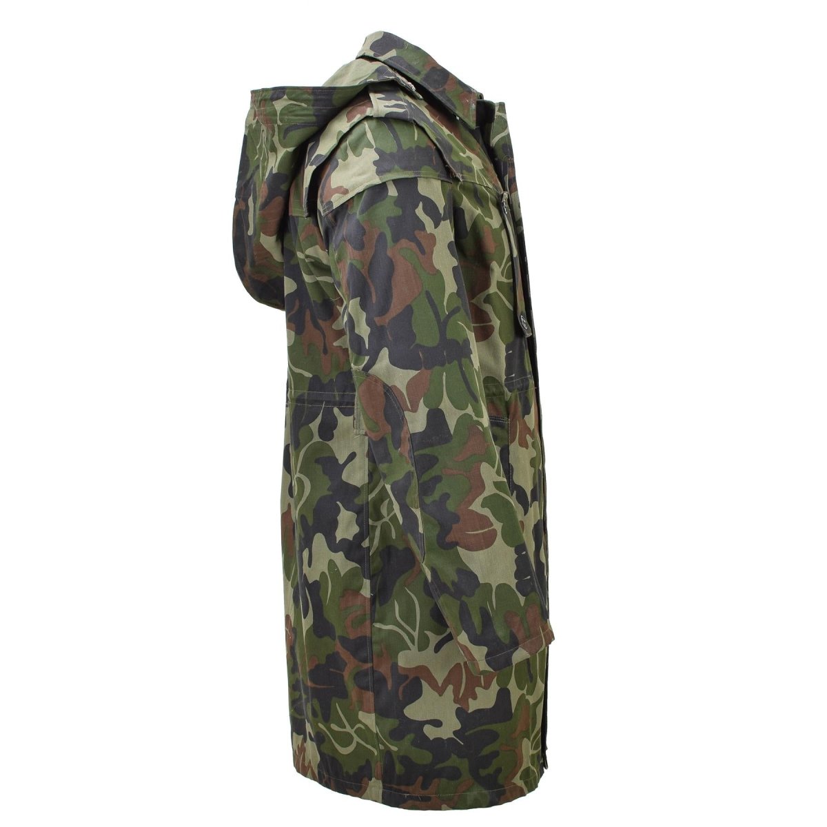 Original Romanian military parka M93 camo leaf hooded long jacket tactical NEW