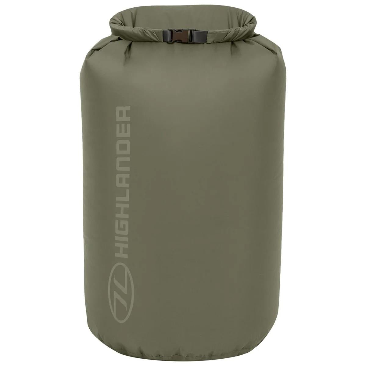 Original Scottish Army Highlander Dry Bags 1L–40L Roll Top Quick Release Buckle