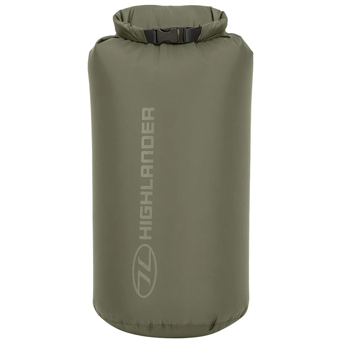 Original Scottish Army Highlander Dry Bags 1L–40L Roll Top Quick Release Buckle