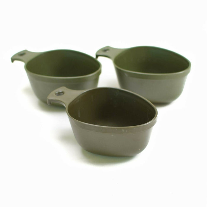 Original schwedischer Armeebecher aus Kunststoff Trangia Kuksa Schweden Militärausgabe LOT - GoMilitar