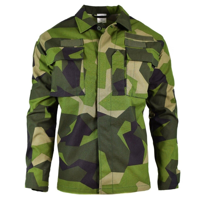 Camicia da combattimento sul campo mimetica originale con giacca M90 dell'esercito svedese NOVITÀ - GoMilitar