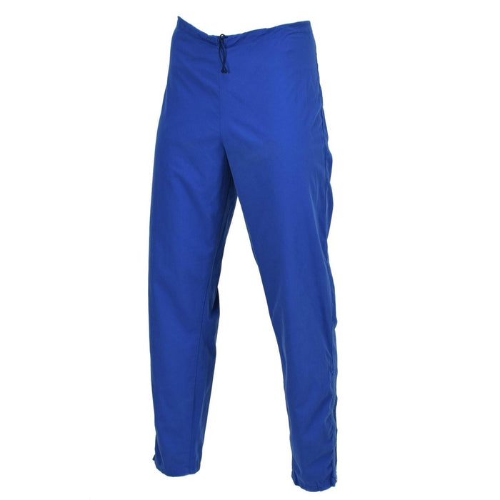 Pantaloni della tuta originali militari svedesi pantaloni da lavoro con vita regolabile Blu - GoMilitar