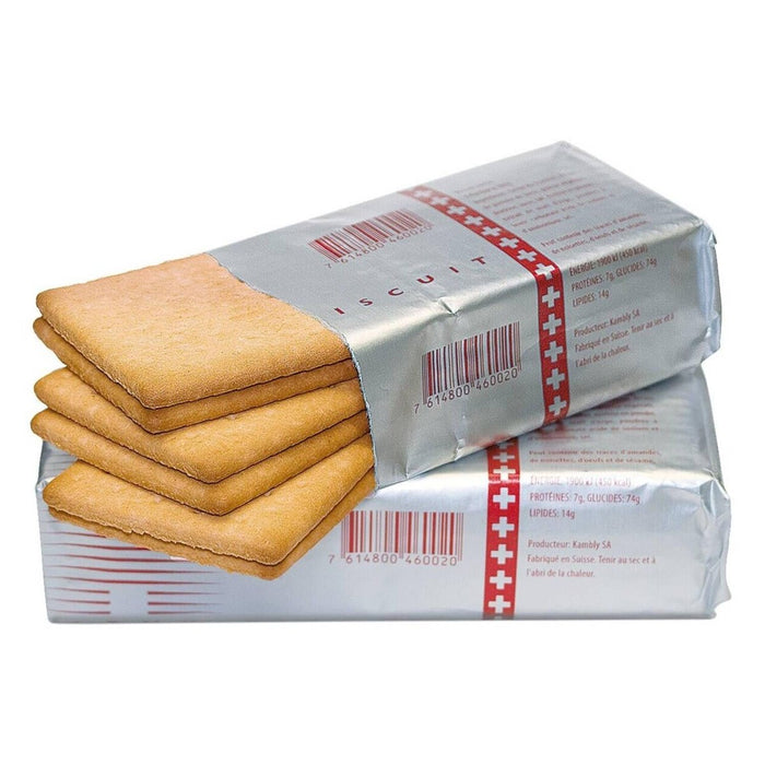 Original Schweizer Militärkeks 100 g Authentischer Geschmack Outdoor Survival - GoMilitar