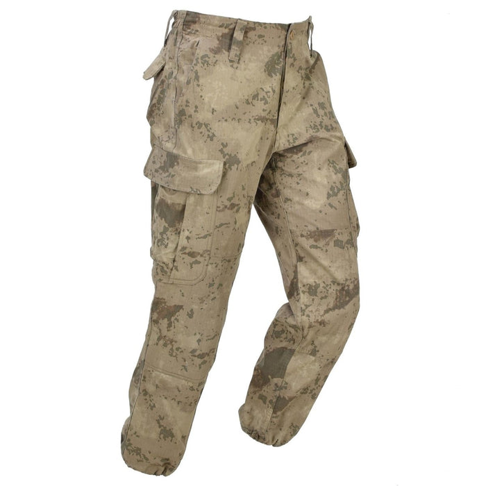 Pantalon de campagne militaire turc original AG18 RipStop poches cargo M2018 Camo - GoMilitar