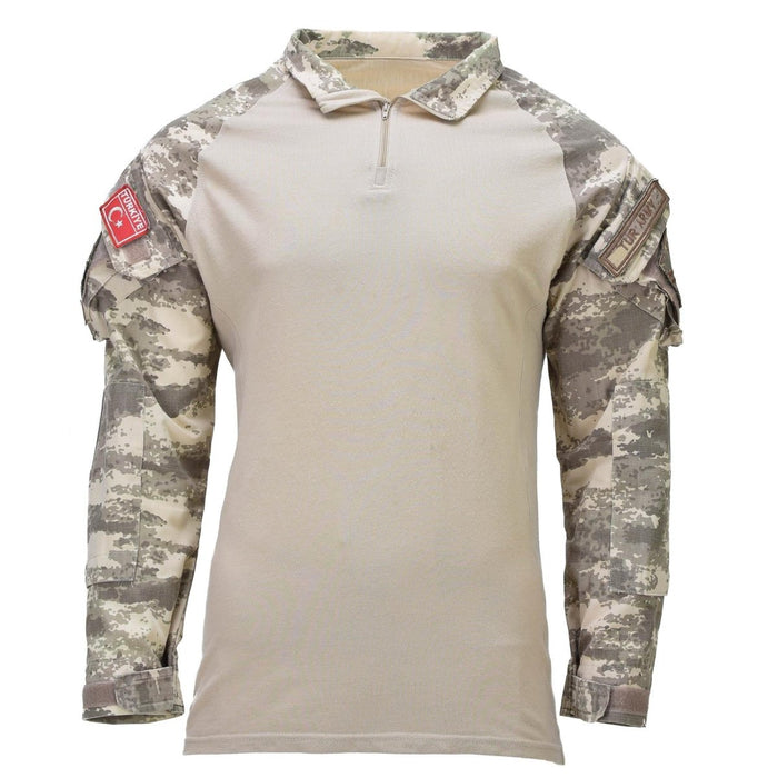 Original türkisches Militärkampfhemd Taktischer Stretchstoff M2021 Camo - GoMilitar