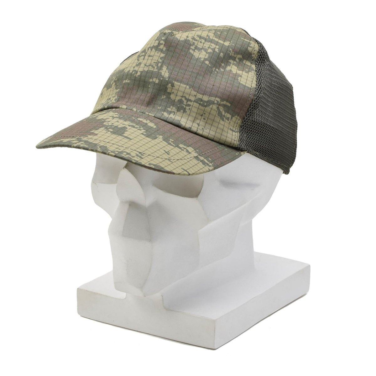 Original Turkish Military Field Cap Snapback Ripstop Mesh Insert M2008 Camo