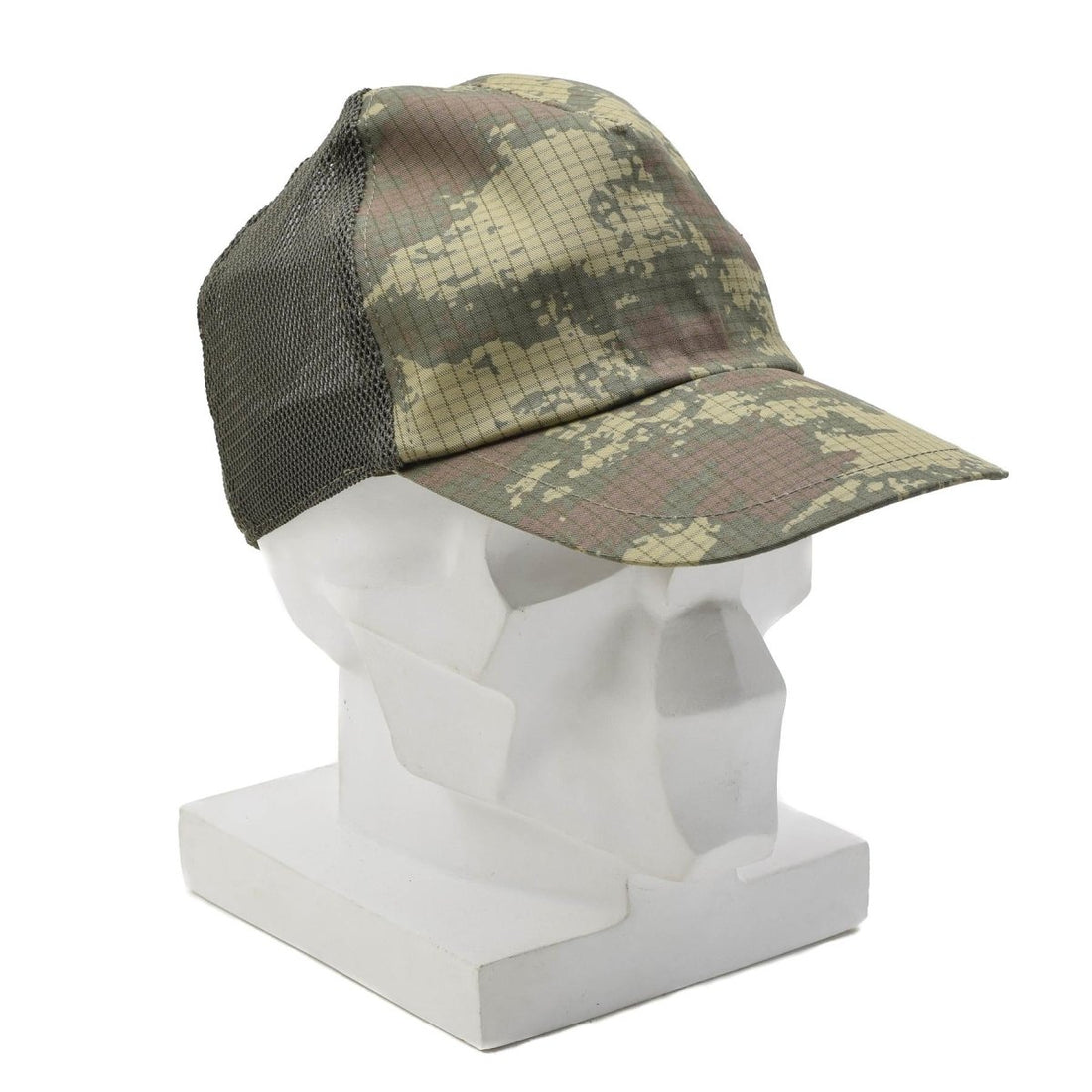 Original Turkish Military Field Cap Snapback Ripstop Mesh Insert M2008 Camo