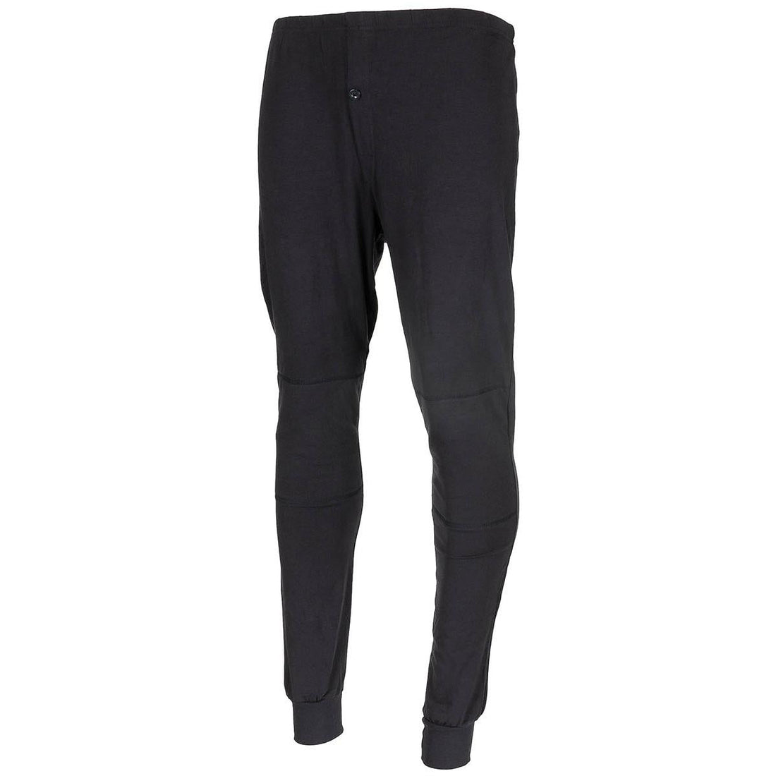 Original türkische Militär-Unterhose, Knopfverschluss, Thermo-Basisschicht, Schwarz