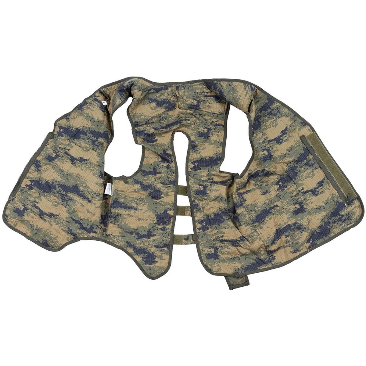 Gilet militaire turc original, 8 poches attachées, rembourrage des épaules, camouflage M2018