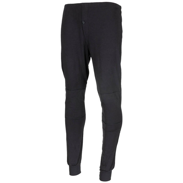 Original türkische Militär-Winterunterhose, Fleece-Futter, Basisschicht, Schwarz – GoMilitar