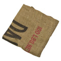 Sac à pommes de terre Original de l'armée américaine de la Seconde Guerre mondiale, sac de rangement pour surplus militaire Vintage, marron