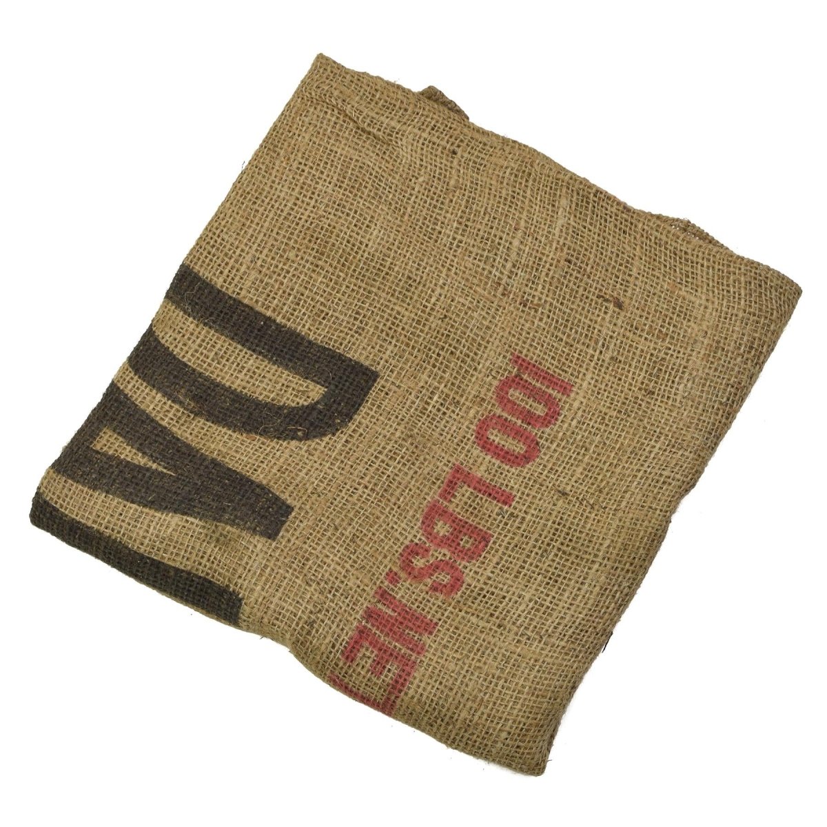 Sac à pommes de terre Original de l'armée américaine de la Seconde Guerre mondiale, sac de rangement pour surplus militaire Vintage, marron