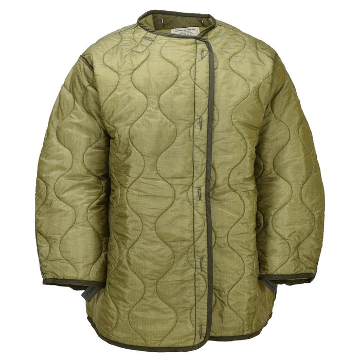 Original U.S. Military M65 Parka Liner Extreme Cold Weather Buttons Olivgrün – GoMilitar