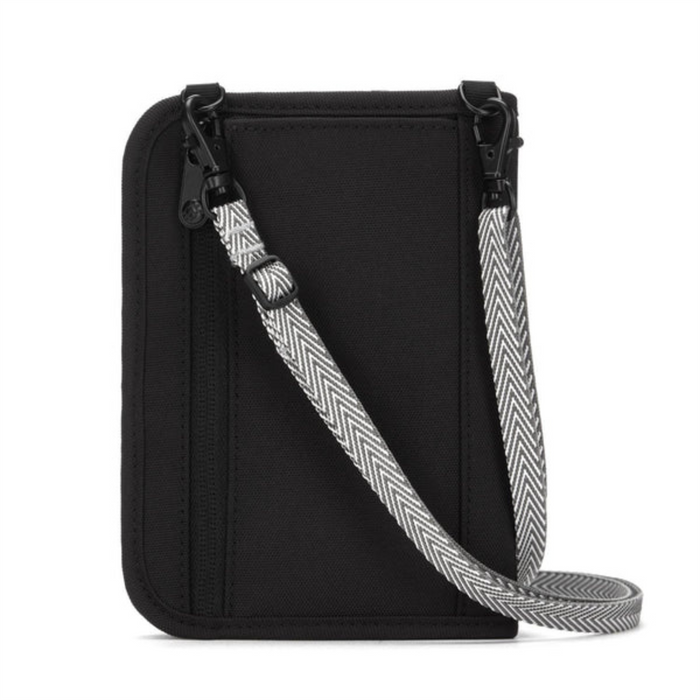 Pacsafe V150 Dokumententasche, kompakter Organizer, Diebstahlschutz, RFID-Blockierung, Schwarz – GoMilitar