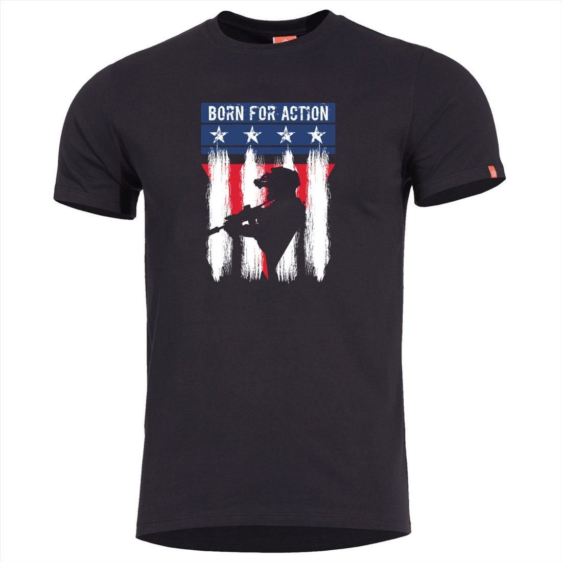 PENTAGON Ageron Ranger klassisches T-Shirt, schnell trocknend, bequeme Passform, geruchlos, Schwarz