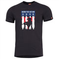 PENTAGON Ageron Ranger klassisches T-Shirt, schnell trocknend, bequeme Passform, geruchlos, Schwarz