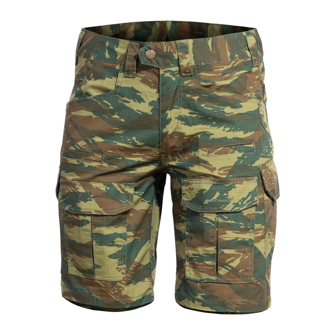 Pantalon court PENTAGON Lycos ripstop bermuda triple couture poches renforcées