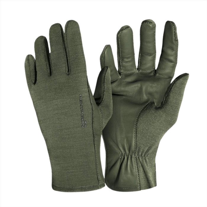 PENTAGON Nomex Pilotenhandschuhe, kurze Manschette, Kevlar-Touchscreen, feuerbeständig – GoMilitar