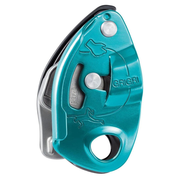 PETZL Grigri Assisted Braking Sicherungsgerät Kletterausrüstung Aluminium Blau - GoMilitar